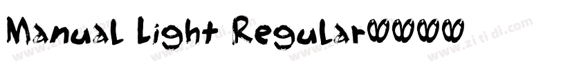 Manual Light Regular字体转换